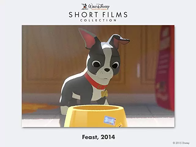 愛犬とごちそうの画像