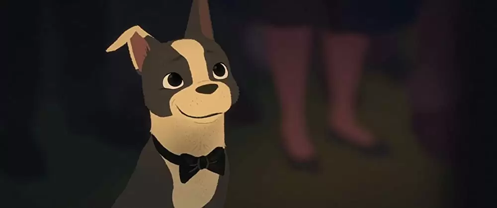 愛犬とごちそうの画像