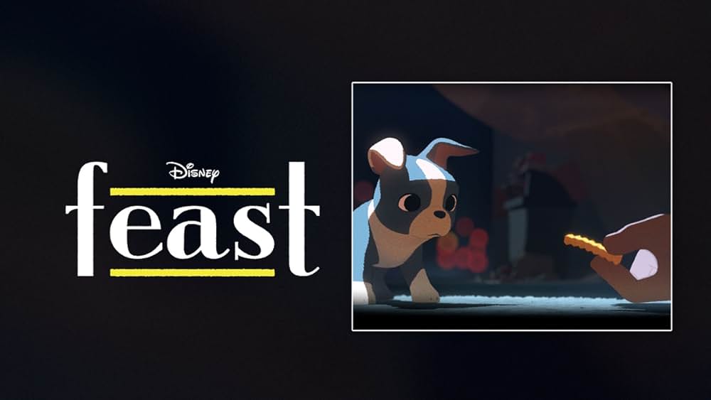 愛犬とごちそうの画像