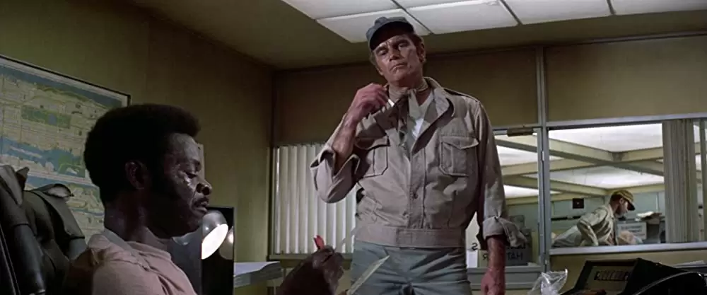 「ソイレント・グリーン」チャールトン・ヘストン & ブロック・ピータースの画像