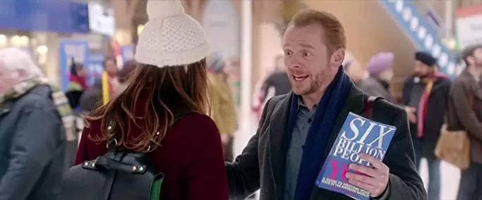 「マン・アップ！ 60億分の1のサイテーな恋のはじまり」サイモン・ペッグ & レイク・ベルの画像