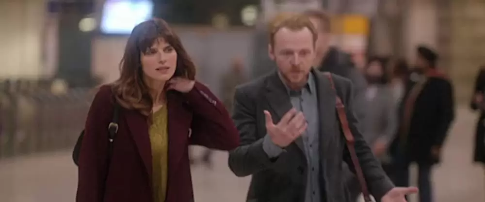 「マン・アップ！ 60億分の1のサイテーな恋のはじまり」サイモン・ペッグ & レイク・ベルの画像