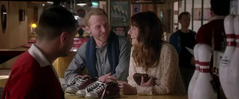 「マン・アップ！ 60億分の1のサイテーな恋のはじまり」サイモン・ペッグ & レイク・ベルの画像