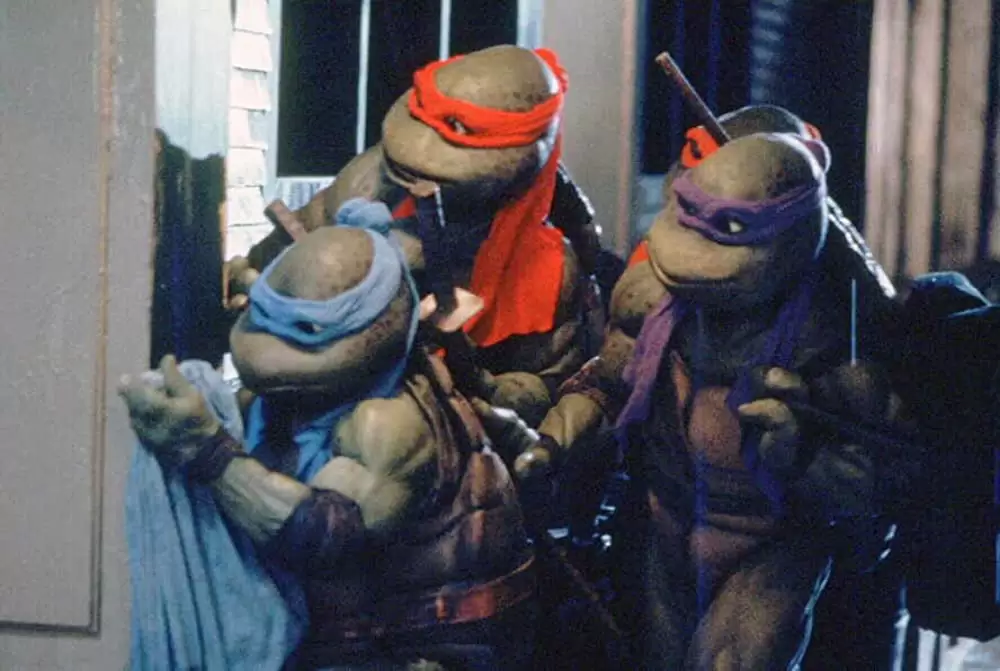 「ミュータント・ニンジャ・タートルズ2」Kenn Scott & Adam Carl & Mark Caso & Laurie Faso & Robbie Rist & Michelan Sisti & Leif Tilden & Brian Tochiの画像