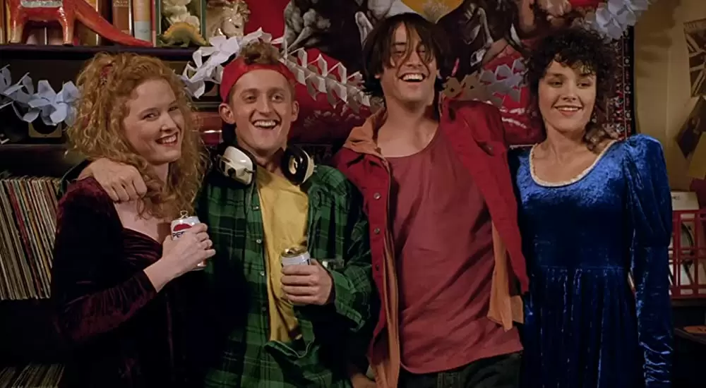 「ビルとテッドの地獄旅行」キアヌ・リーブス & Annette Azcuy & サラ・トリガー & アレックス・ウィンターの画像