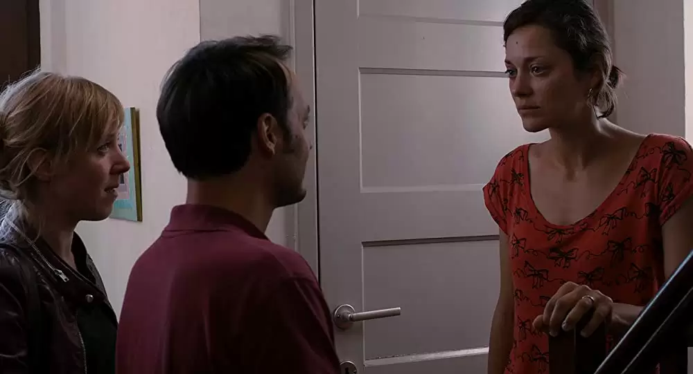 「サンドラの週末」マリオン・コティヤール & ファブリツィオ・ロンジョーネ & Christelle Cornilの画像