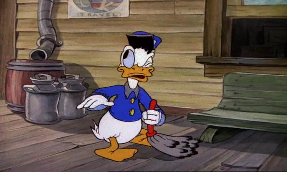 ドナルドの駅長さんの画像