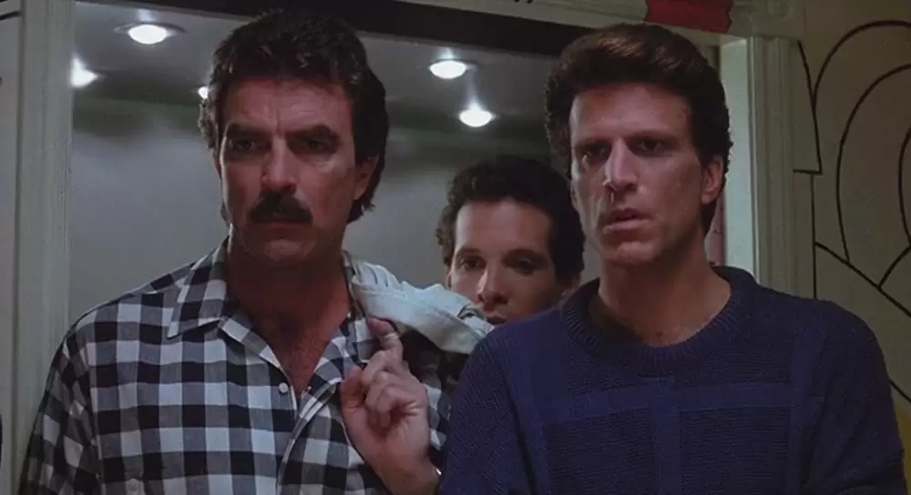 スリーメン&ベビーの画像