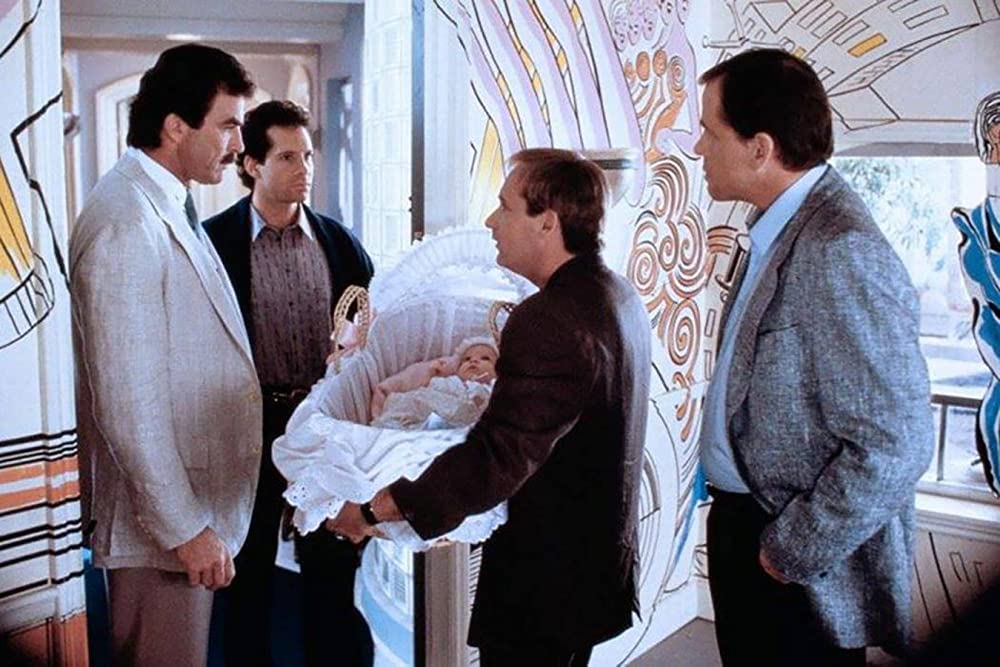 スリーメン&ベビーの画像