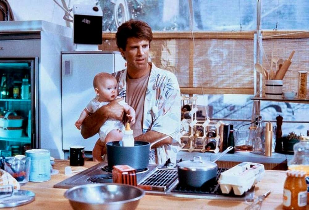 スリーメン&ベビーの画像