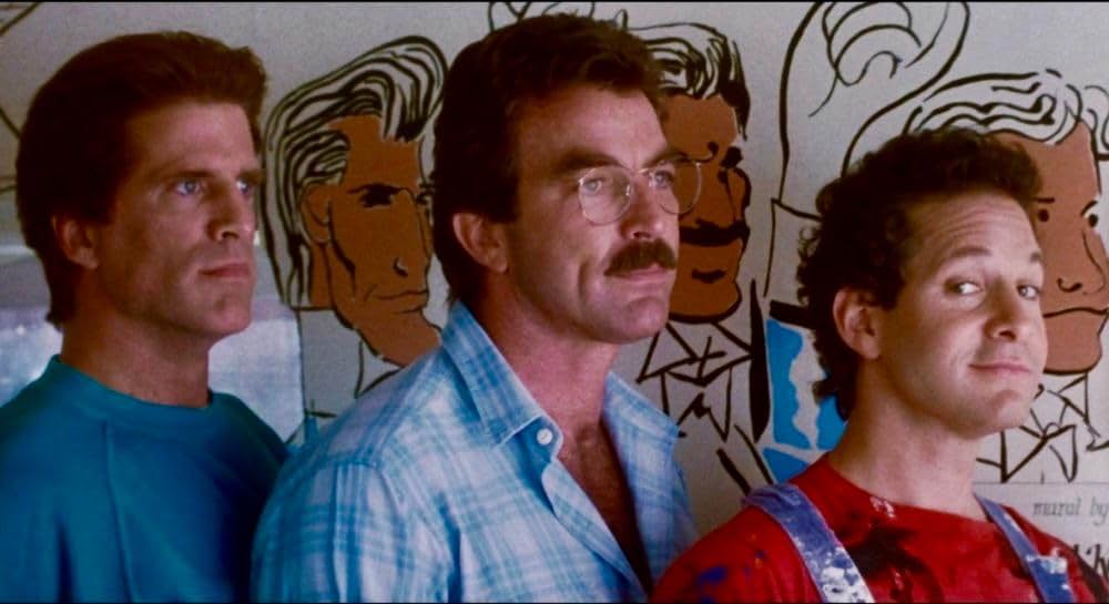 スリーメン&ベビーの画像