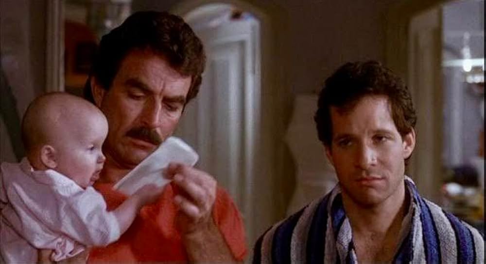 スリーメン&ベビーの画像