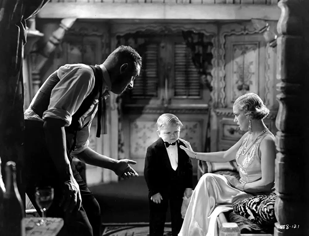 「怪物団 フリークス」オルガ・バクラノバ & Harry Earles & Henry Victorの画像