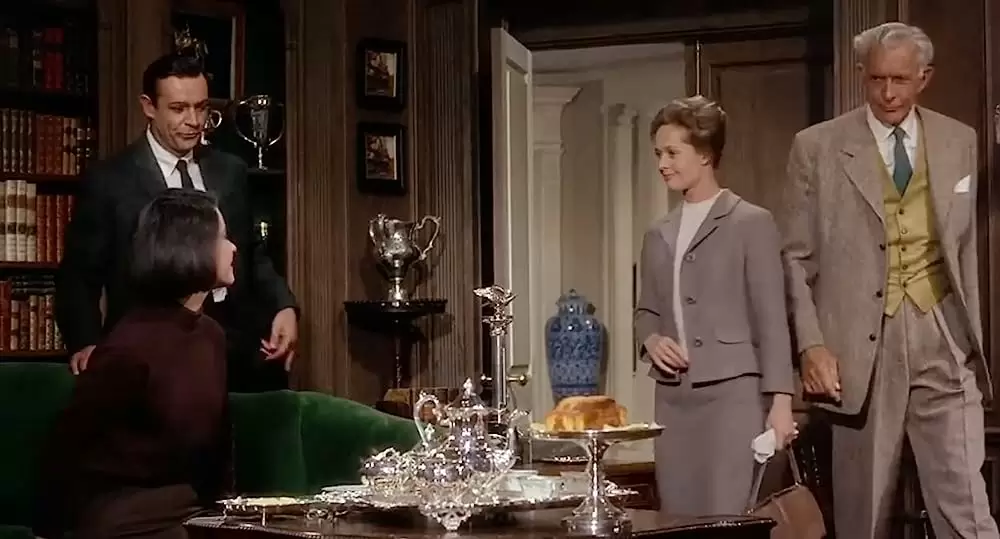 「マーニー」ショーン・コネリー & ダイアン・ベイカー & ティッピー・ヘドレン & アラン・ネイピアの画像