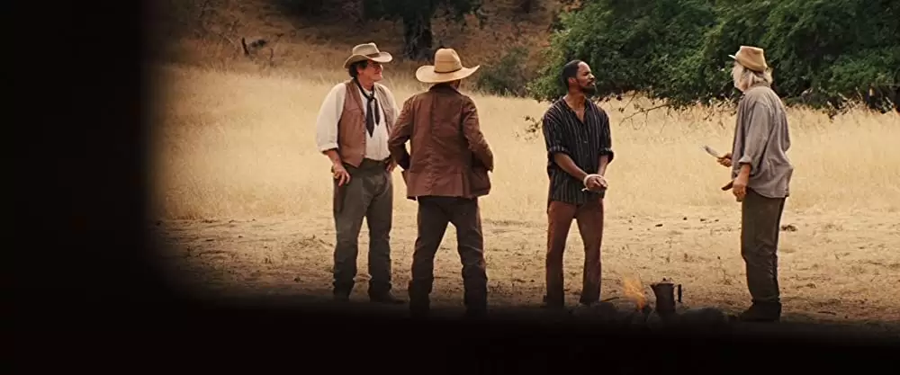 「ジャンゴ 繋がれざる者」クエンティン・タランティーノ & ジェイミー・フォックスの画像