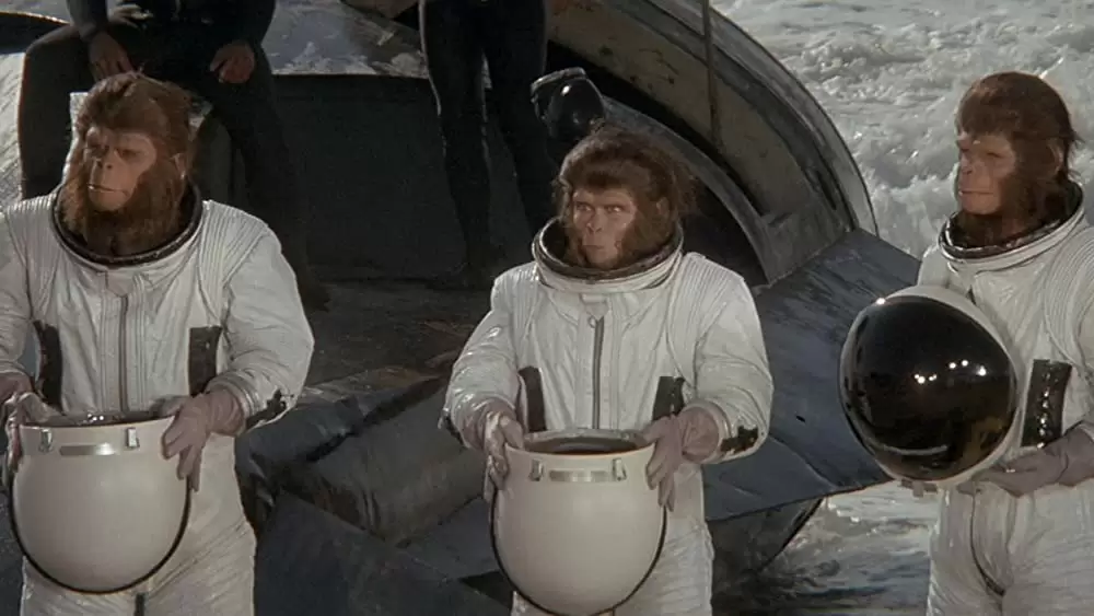 「新・猿の惑星」サル・ミネオ & キム・ハンター & ロディ・マクドウォールの画像