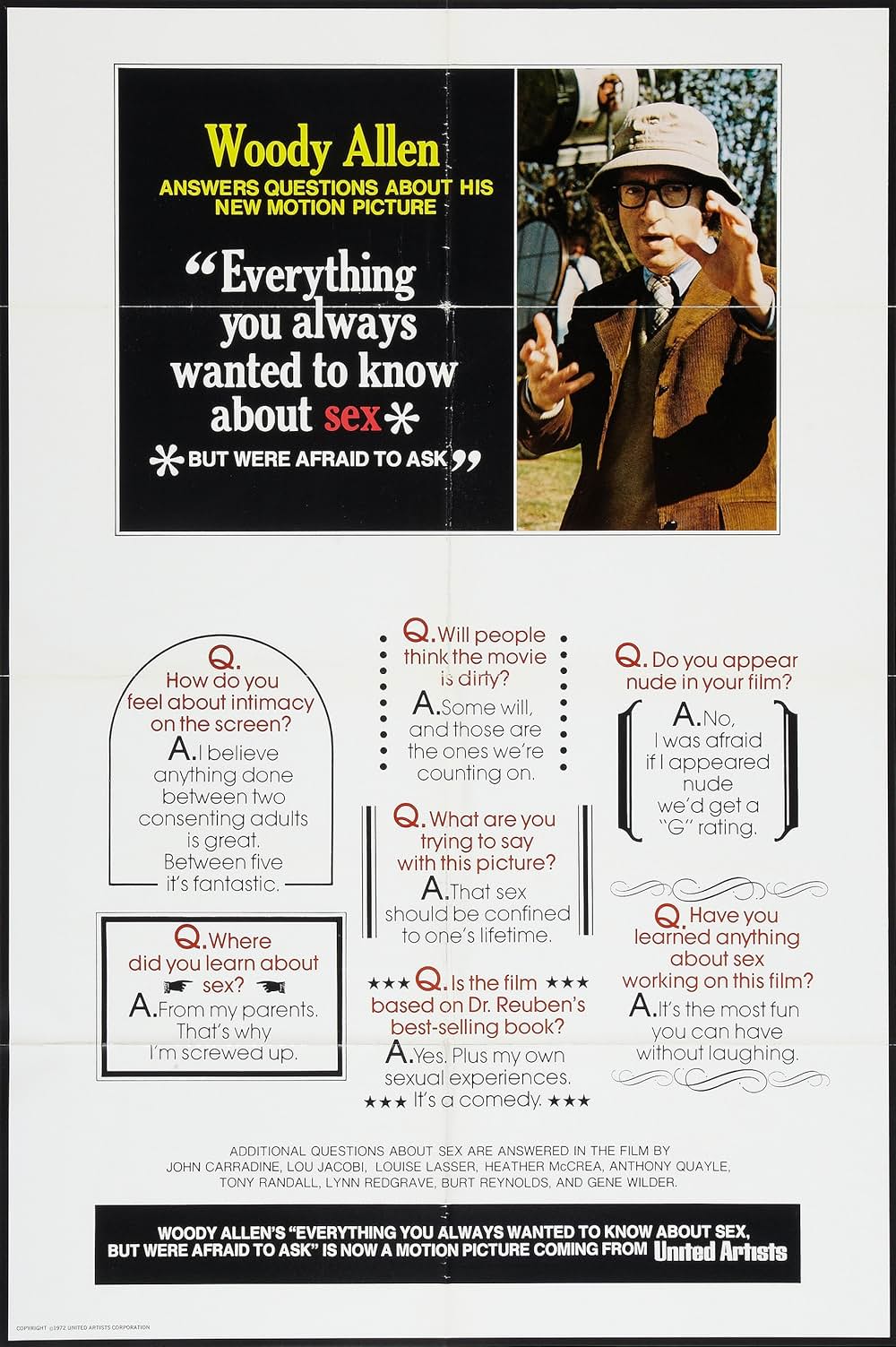 ウディ・アレンの誰でも知りたがっているくせにちょっと聞きにくいSEXのすべてについて教えましょうの画像