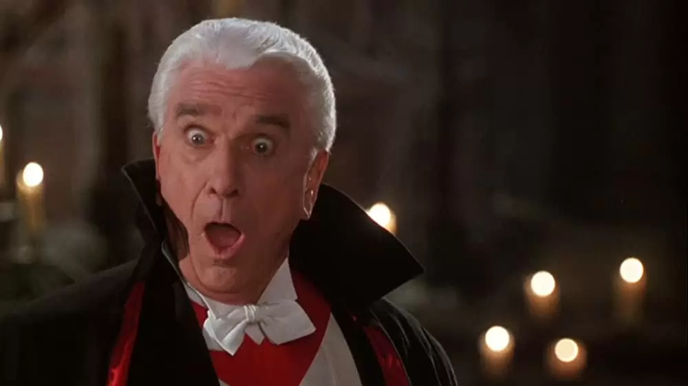 「レスリー・ニールセンの ドラキュラ」レスリー・ニールセンの画像