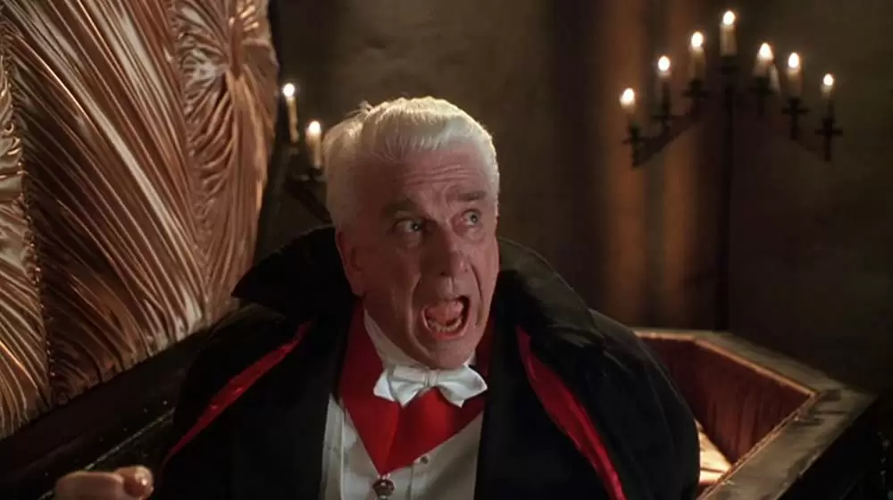 「レスリー・ニールセンの ドラキュラ」レスリー・ニールセンの画像