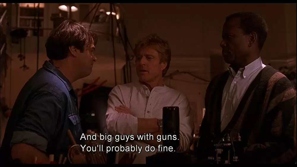 「スニーカーズ」ダン・エイクロイド & ロバート・レッドフォード & シドニー・ポワチエの画像