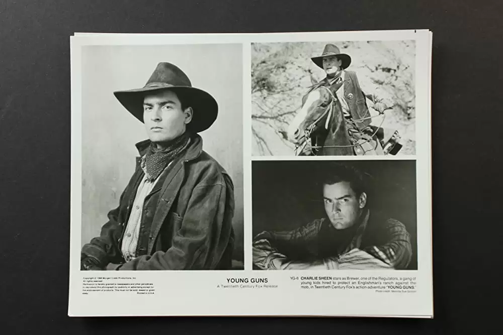 「ヤングガン」チャーリー・シーンの画像