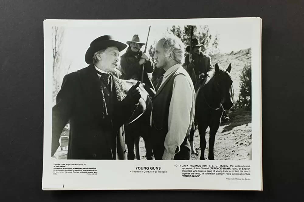 「ヤングガン」テレンス・スタンプ & ジャック・パランスの画像