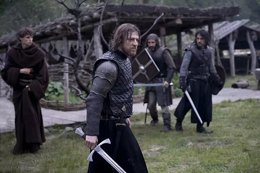 「ゴッド・オブ・ウォー 導かれし勇者たち」ショーン・ビーン & ジョン・リンチ & エディ・レッドメイン & イーモン・エリオットの画像