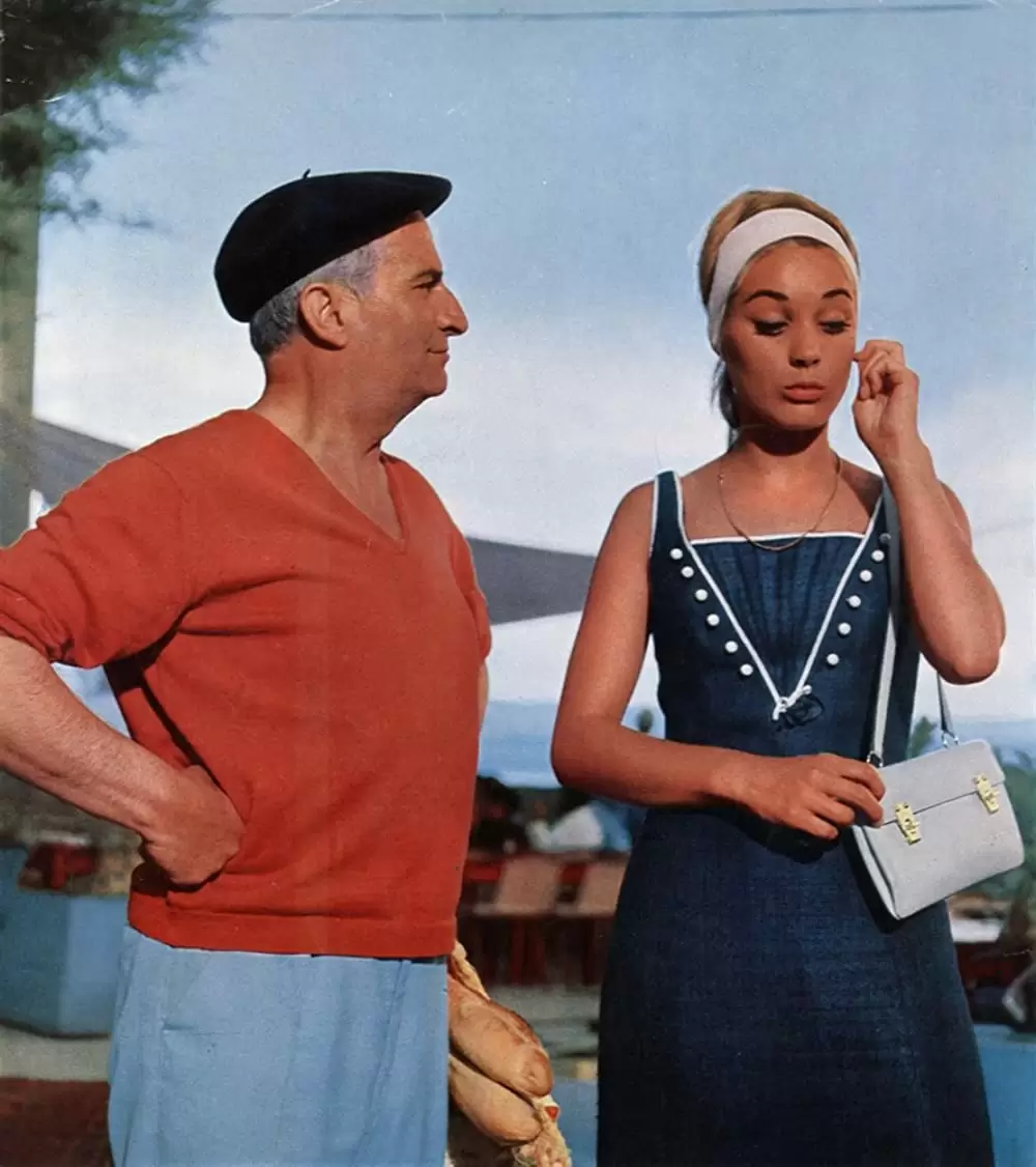 「大混戦」Louis de Funès & Geneviève Gradの画像