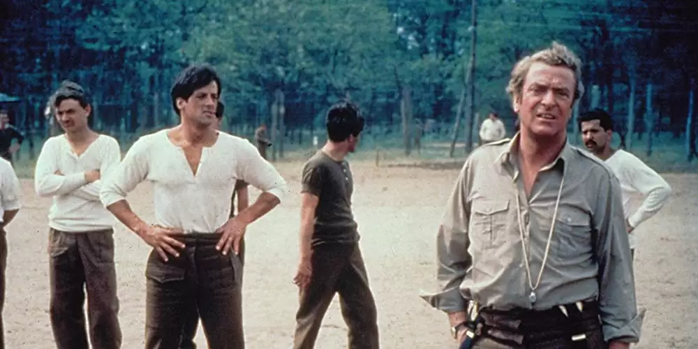 「勝利への脱出」シルベスター・スタローン & マイケル・ケインの画像