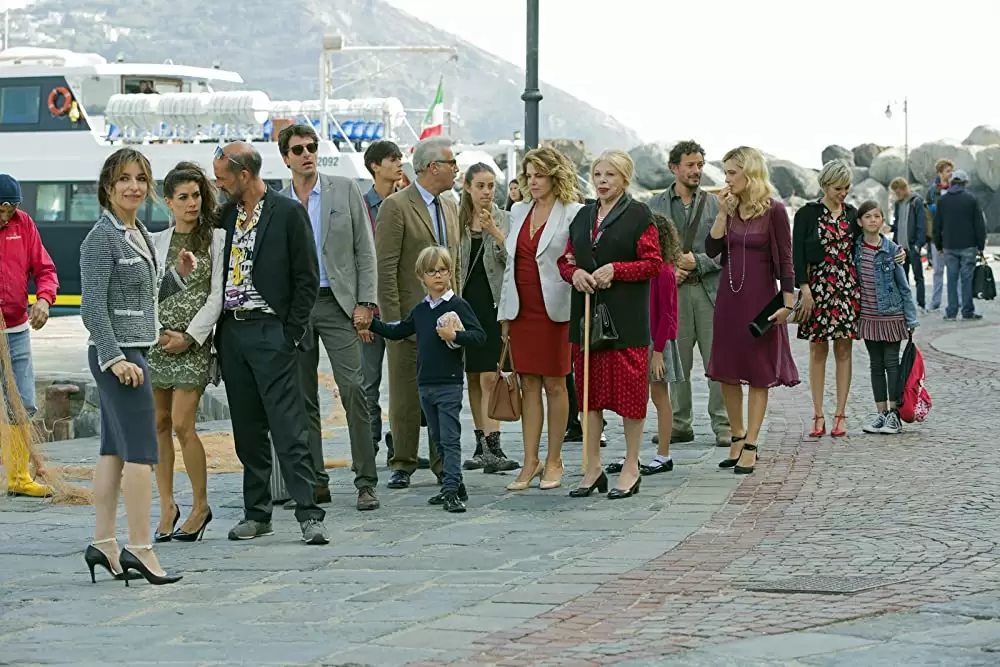 家族にサルーテ！イスキア島は大騒動の画像