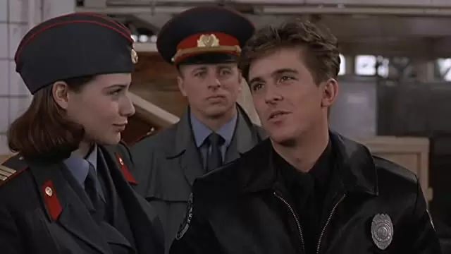 「ポリス・アカデミー'94 モスクワ大作戦」クレア・フォーラニ & Charlie Schlatterの画像