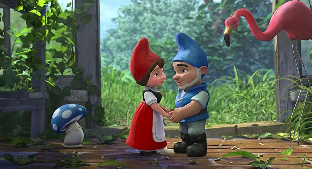 「Gnomeo & Juliet」ジム・カミングス & ジェームズ・マカボイ & エミリー・ブラントの画像