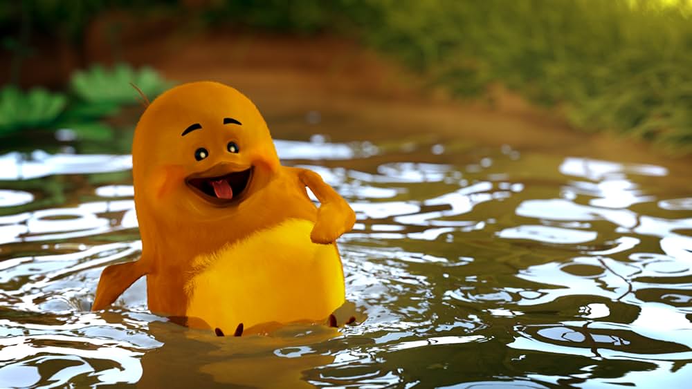 ピープと紙飛行機の画像