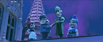 「名探偵シャーロック・ノームズ」ジョニー・デップ & キウェテル・イジョフォー & ジェームズ・マカボイ & エミリー・ブラントの画像