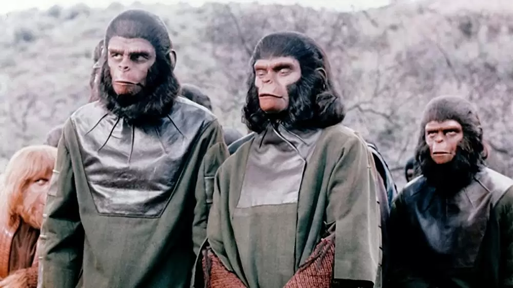 「最後の猿の惑星」ロディ・マクドウォール & ナタリー・トランディの画像