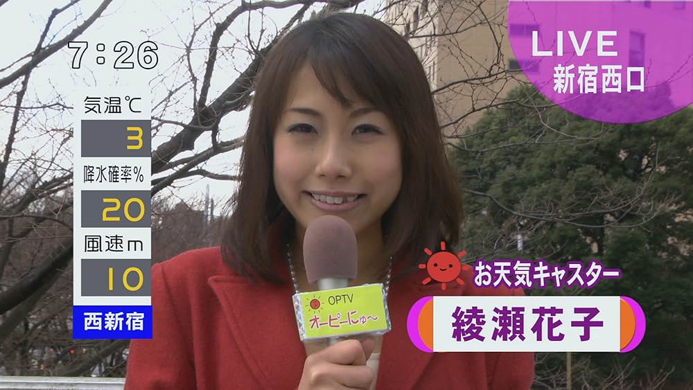 お天気キャスター 晴れのち濡れての画像