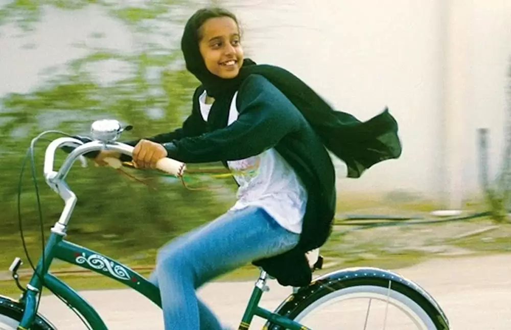 「少女は自転車にのって」Waad Mohammedの画像