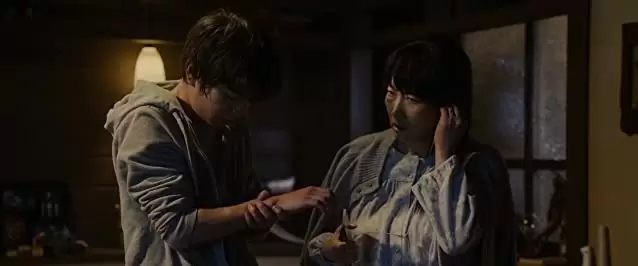 「寄生獣」余貴美子 & 染谷将太の画像