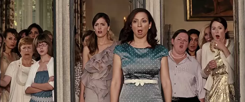 「ブライズメイズ 史上最悪のウェディングプラン」ローズ・バーン & メリッサ・マッカーシー & マーヤ・ルドルフ & Lynne Marie Stewart & エリー・ケンパーの画像