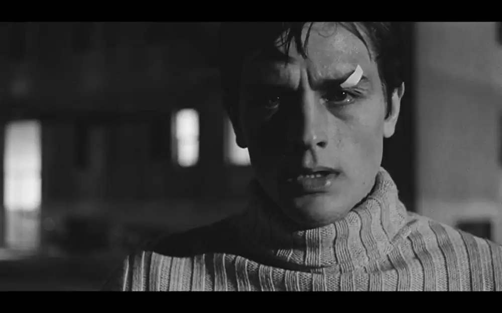 「若者のすべて」アラン・ドロンの画像
