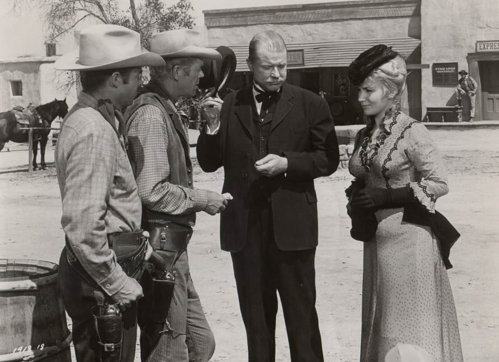 六頭の黒馬の写真