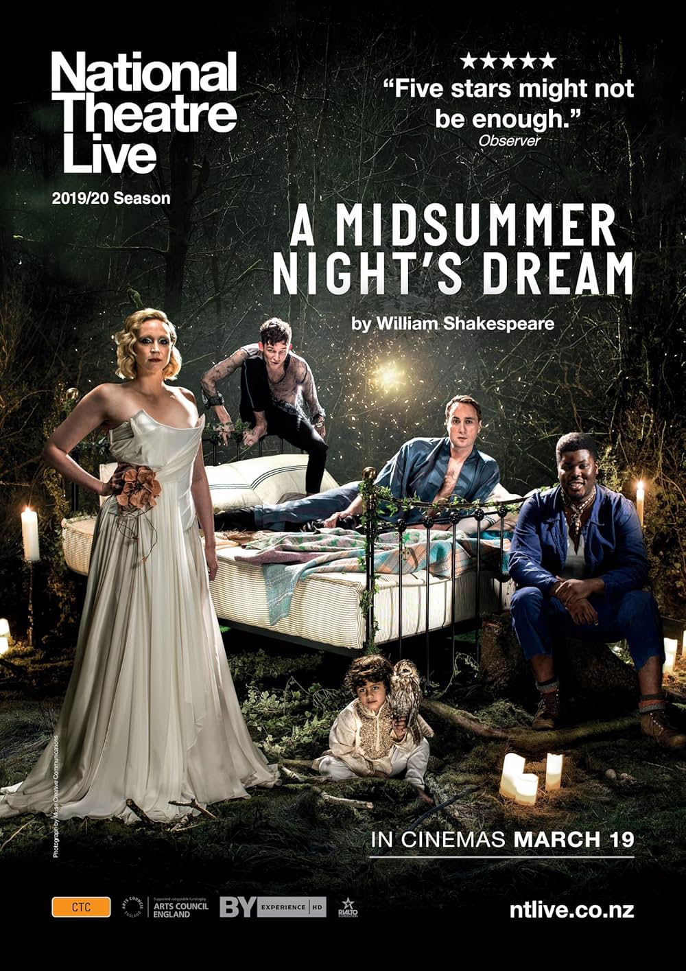 ナショナル・シアター・ライヴ 2020 「真夏の夜の夢」の画像