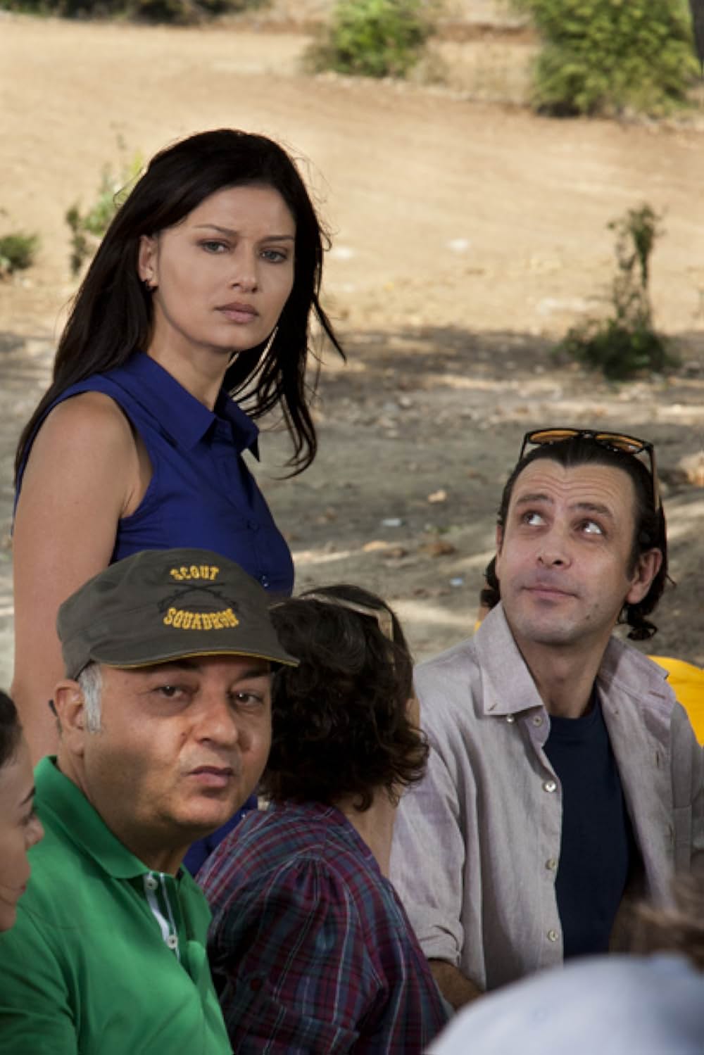 プラタナスの樹の下での画像