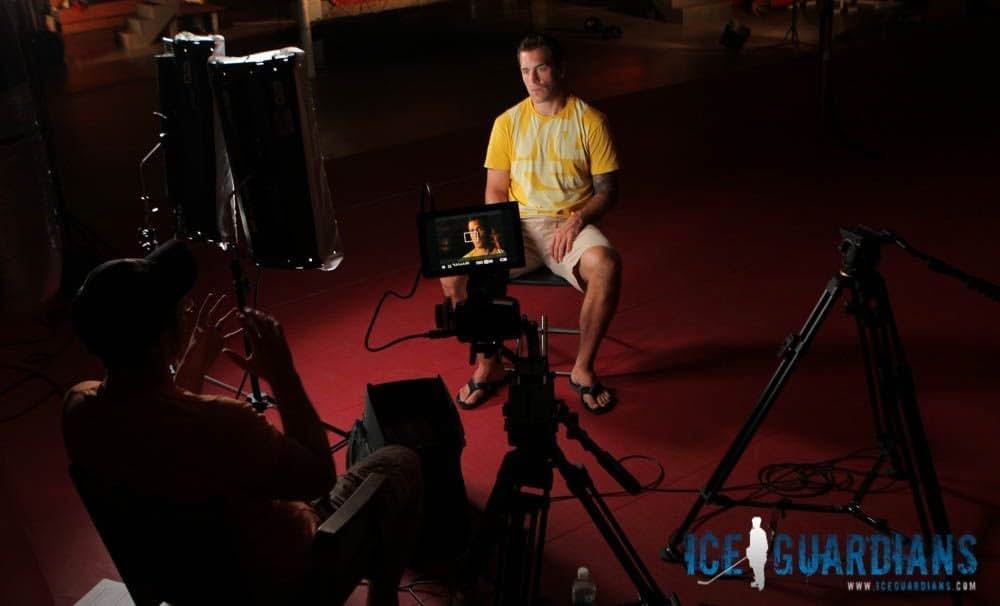 アイスホッケーの守護神の画像