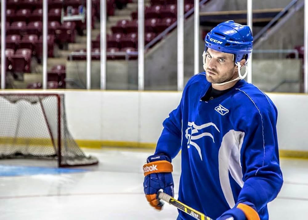 アイスホッケーの守護神の写真