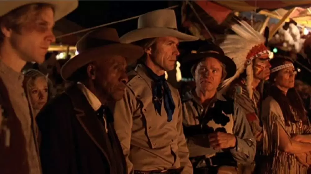 「ブロンコ・ビリー」クリント・イーストウッド & スキャットマン・クローザース & サム・ボトムズ & ソンドラ・ロック & ビル・マッキーニー & Sierra Pecheur & ダン・バディスの画像