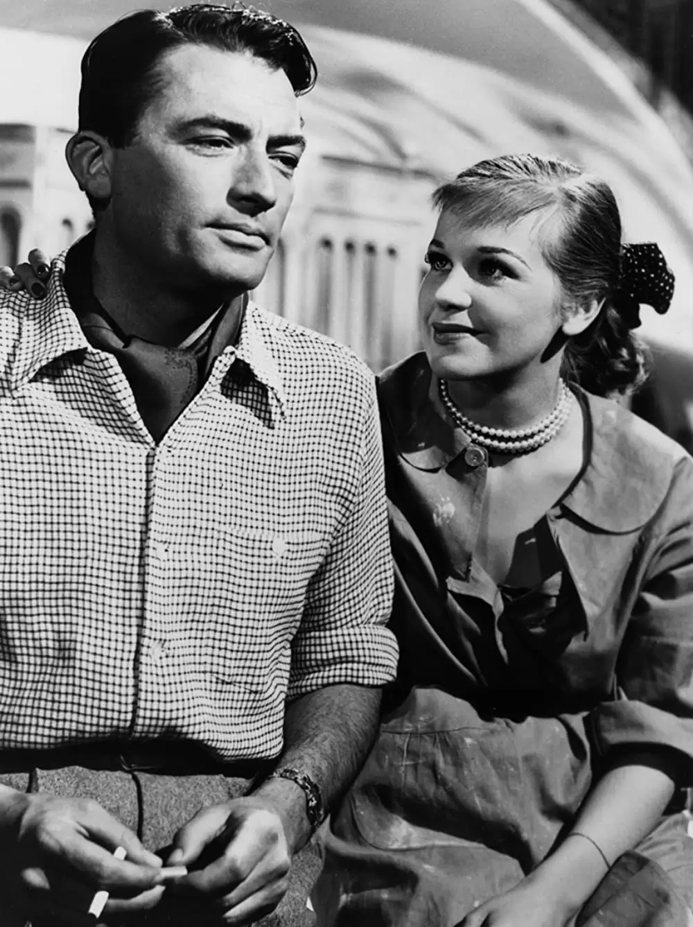 「キリマンジャロの雪」グレゴリー・ペック & Hildegard Knefの画像