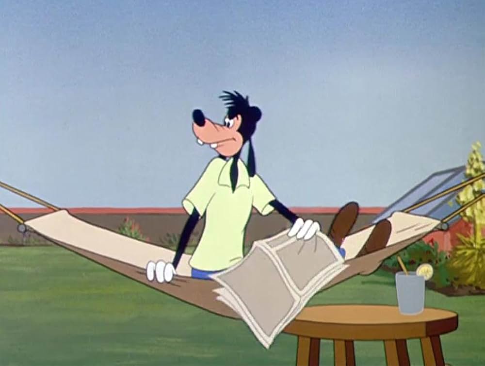 グーフィーの昼寝騒動の画像