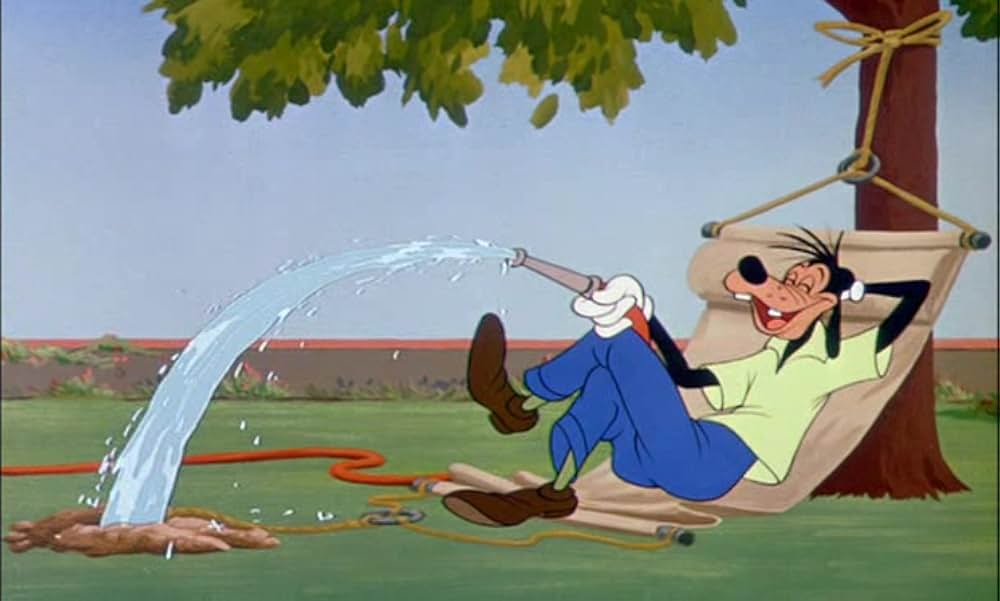 グーフィーの昼寝騒動の画像