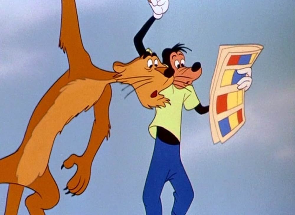 グーフィーの昼寝騒動の画像